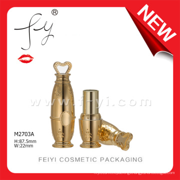 New Deisgn Luxury Gold Empty Custom Hot Sale Lipstick Packaging